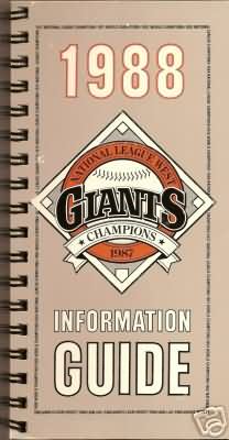 1988 San Francisco Giants